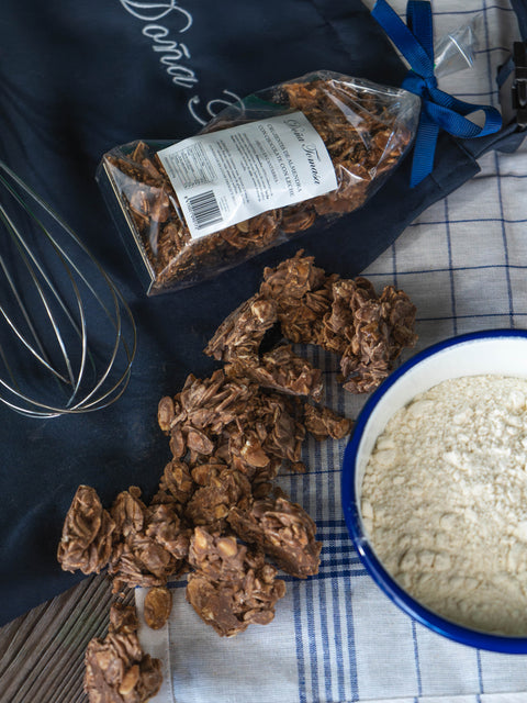 Rocas de almendra con chocolate con leche 150g