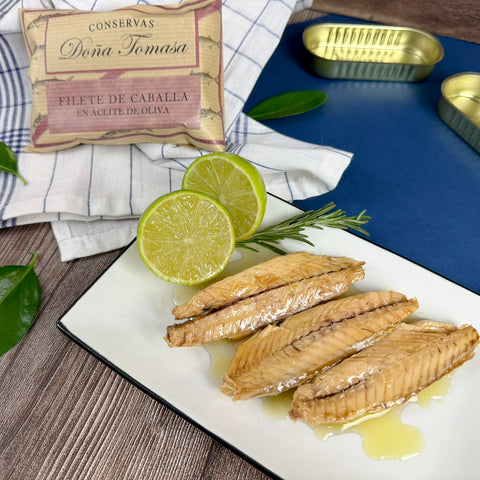 Filetes de caballa en aceite de oliva 190g