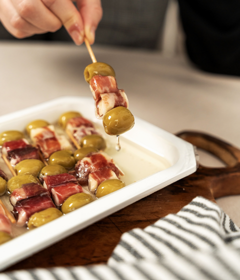 12 Gildas Premium de Triple Ibéricos con Queso 400g