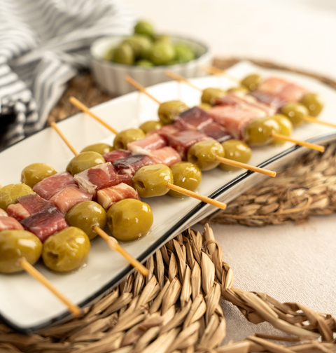 12 Gildas Premium de Triple Ibéricos con Queso 400g