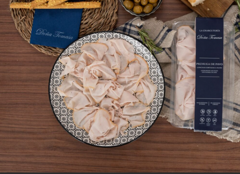Pechuga de pavo loncheada 100g