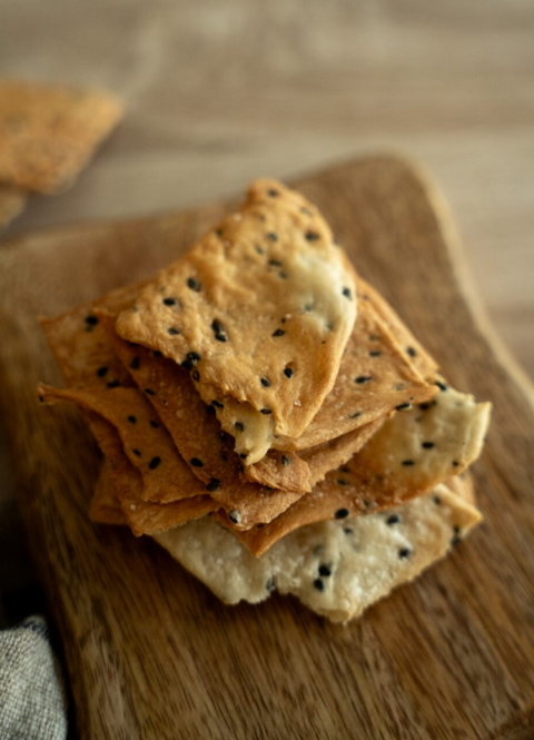 Tortitas de Sal con Sésamo Negro 170g