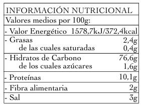 Pan Cristal 120g