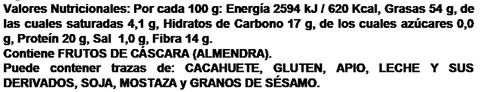 Almendras tostadas con sal 100g