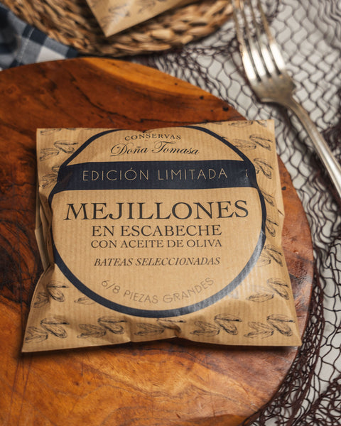 Mejillones en escabeche 6/8 piezas grandes 110g