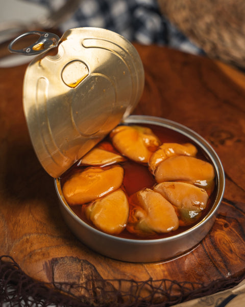Mejillones en escabeche 6/8 piezas grandes 110g