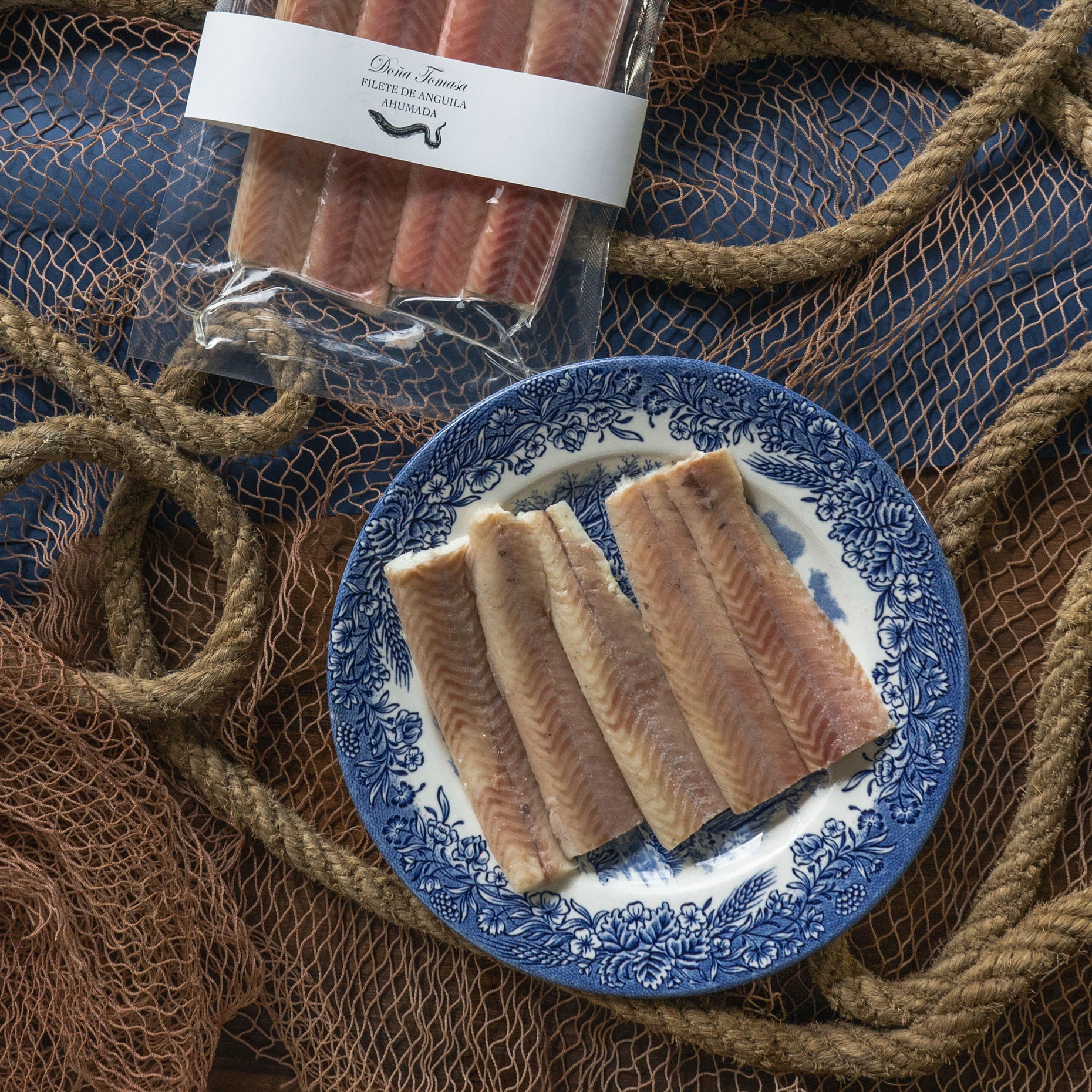 Filetes anguila ahumada 100g Doña Tomasa