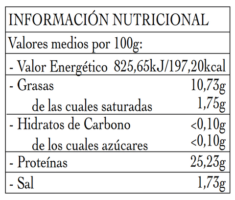 Filetes de caballa en aceite de oliva 190g