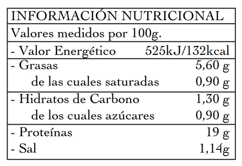 Chipirones rellenos en su tinta 110g