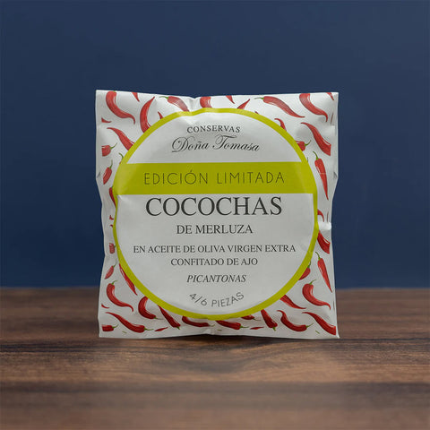 Cocochas de merluza en Aceite de Ajo " Picantonas" 135g