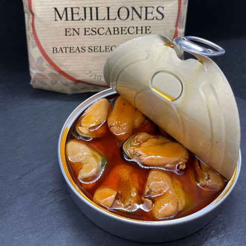 Mejillones en Escabeche Bateas Seleccionadas (7 / 10 piezas) 110g