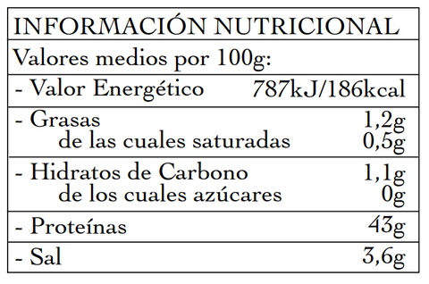 Mojama de Atún "Extra" 250g