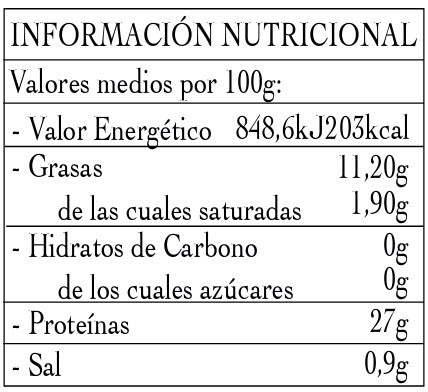 Ventre de Bonite du Nord à l'Huile d'Olive 110g