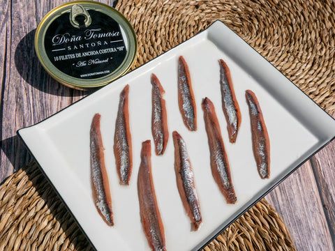 Anchoas "00" au Naturel (10 uds muy grandes) 100g