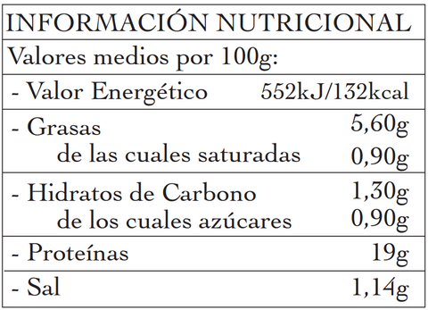 Chipirones rellenos en su tinta 110g