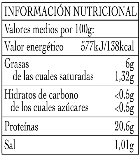 Bocartes ahumados 70g