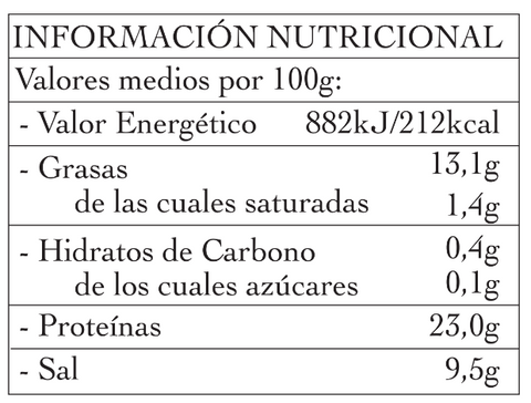 Anchoas 00 Selección Primavera (10 filetes muy grandes) 90g
