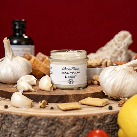 Alioli vegano Doña Tomasa de 100 g: tarro