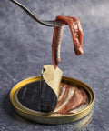 Anchoa 00 au Naturel servida con tenedor