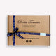 Boîte spéciale de 8 à 16 produits, avec nœud, papier de soie et paille décorative (inclus dans les coffrets cadeaux)