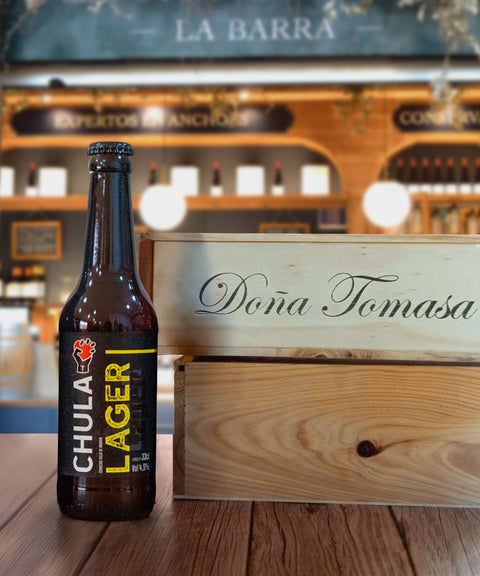 Cerveza artesana Chula Lager 33cl
