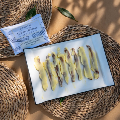 Anchoas de costera con mantequilla (8 filetes medianos) 80g