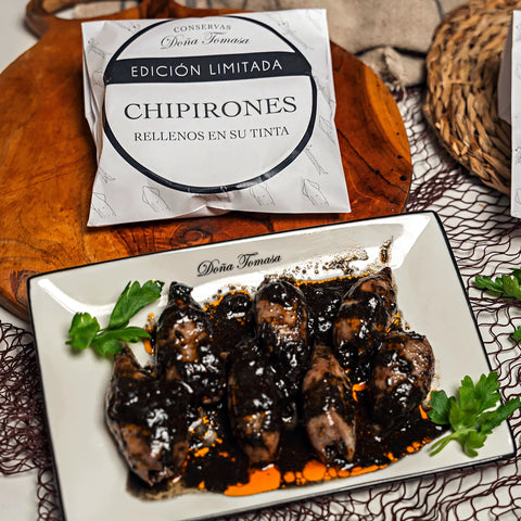 Chipirones rellenos en su tinta 110g