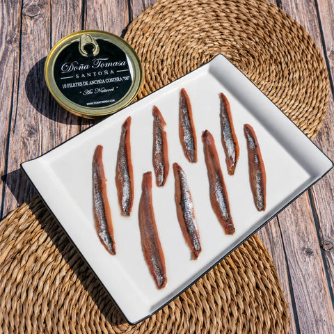Anchois "00" au Naturel (10 très grosses unités) 100g