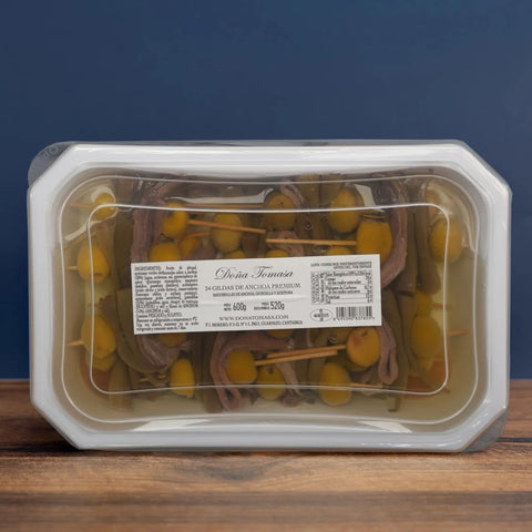 Gildas de Anchoa Premium 427/520g (12/24 unidades)