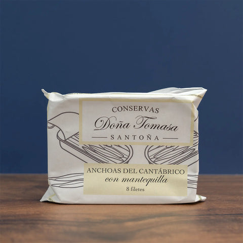 Envase de anchoas de costera con mantequilla Doña Tomasa