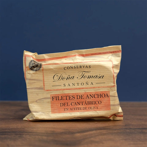 Envase de anchoas de costera Cuarto Club Doña Tomasa