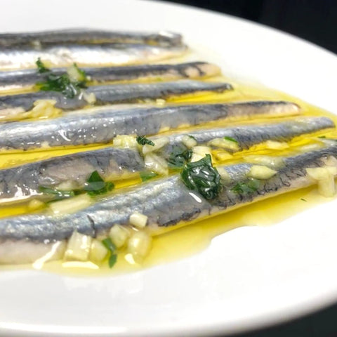 Filetes de boquerón de costera en aceite de girasol