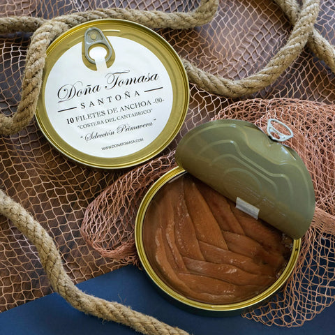 Lata de anchoas 00 Selección Primavera Doña Tomasa