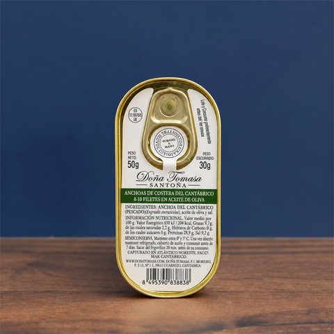 Anchoas de Costera Octavillo (8 filetes medianos) 50g