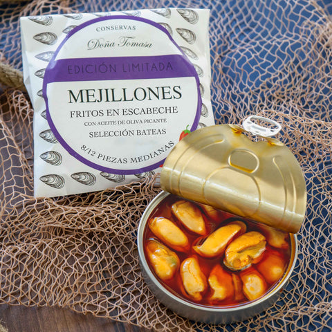 Mejillones en Escabeche Picantes (8/12 piezas) 110g