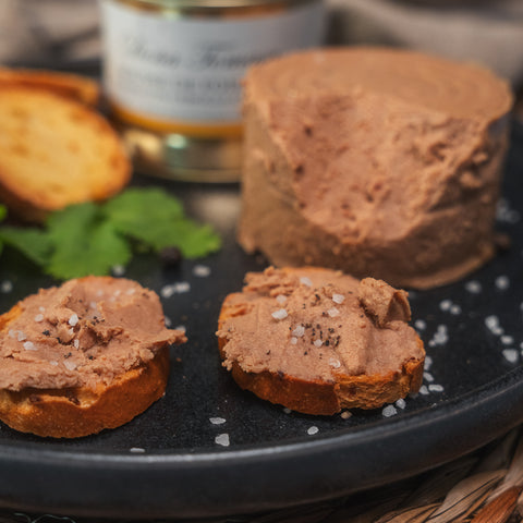 Mousse de foie gras de pato con cebolla confitada 130g