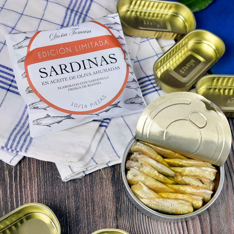 Sardinas de Rianxo ahumadas en AOVE (10/14 piezas) 115g