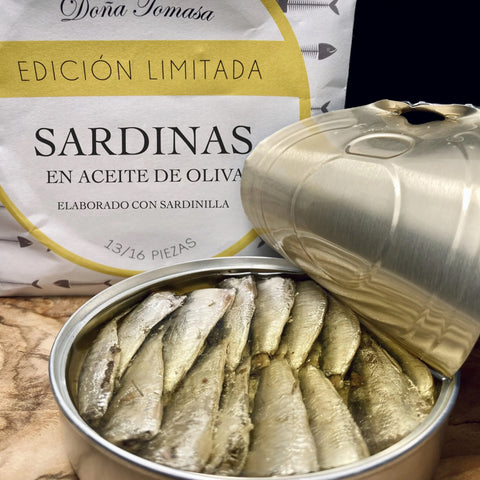 Sardines à l'huile d'olive (13/16 pièces) -Edition spéciale- 110g