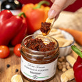 Sobrasada vegetal de tomate y almendra Doña Tomasa lista para el aperitivo