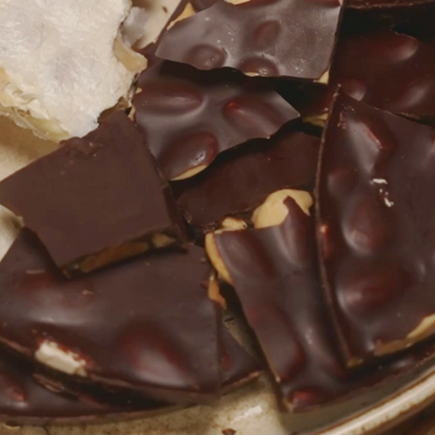 Torta de Turrón de Chocolate Negro y Almendra 200g