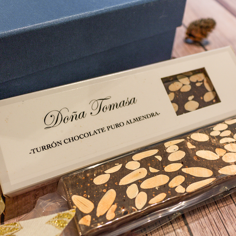 Turrón de Chocolate Puro Almendra 150g