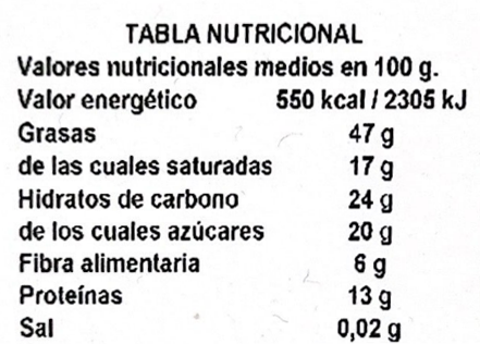 Turrón de Chocolate Puro Almendra 150g