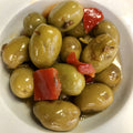 Aceitunas Verdes Partidas con Aliño
