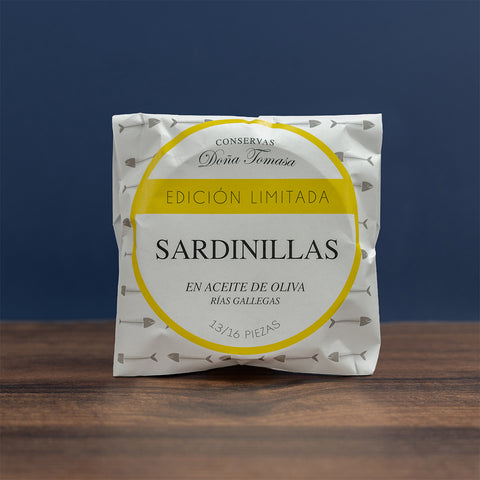 Sardines à l'huile d'olive (13/16 pièces) -Edition spéciale- 110g