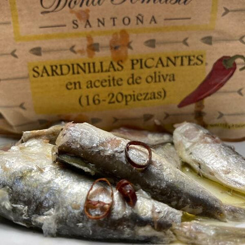 Sardinillas Picantes en Aceite de Oliva 