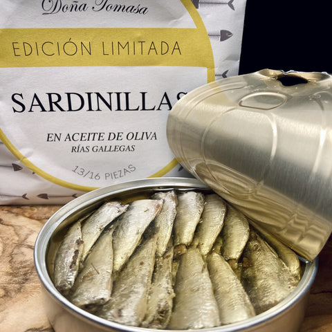 Sardinillas en aceite de oliva (13/16 piezas) -Edición especial- 110g