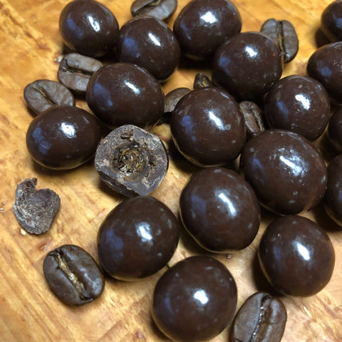 Granos de café con chocolate negro 130g